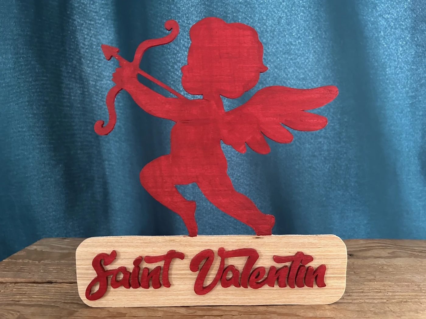 Ange d'amour qui a servi à décorer mon précédent stand d'exposition - 25€