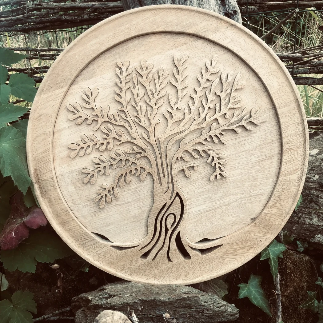 L'olivier - bois de manguier - 37cm - En stock 60€
